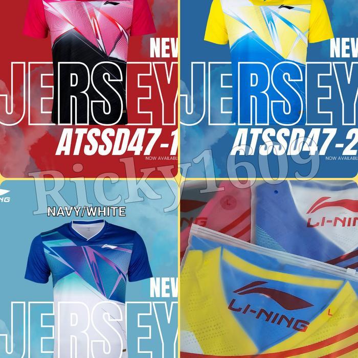 New Baju Badminton Lining Atssd47 - Jersey Lining Atssd 47 - Original