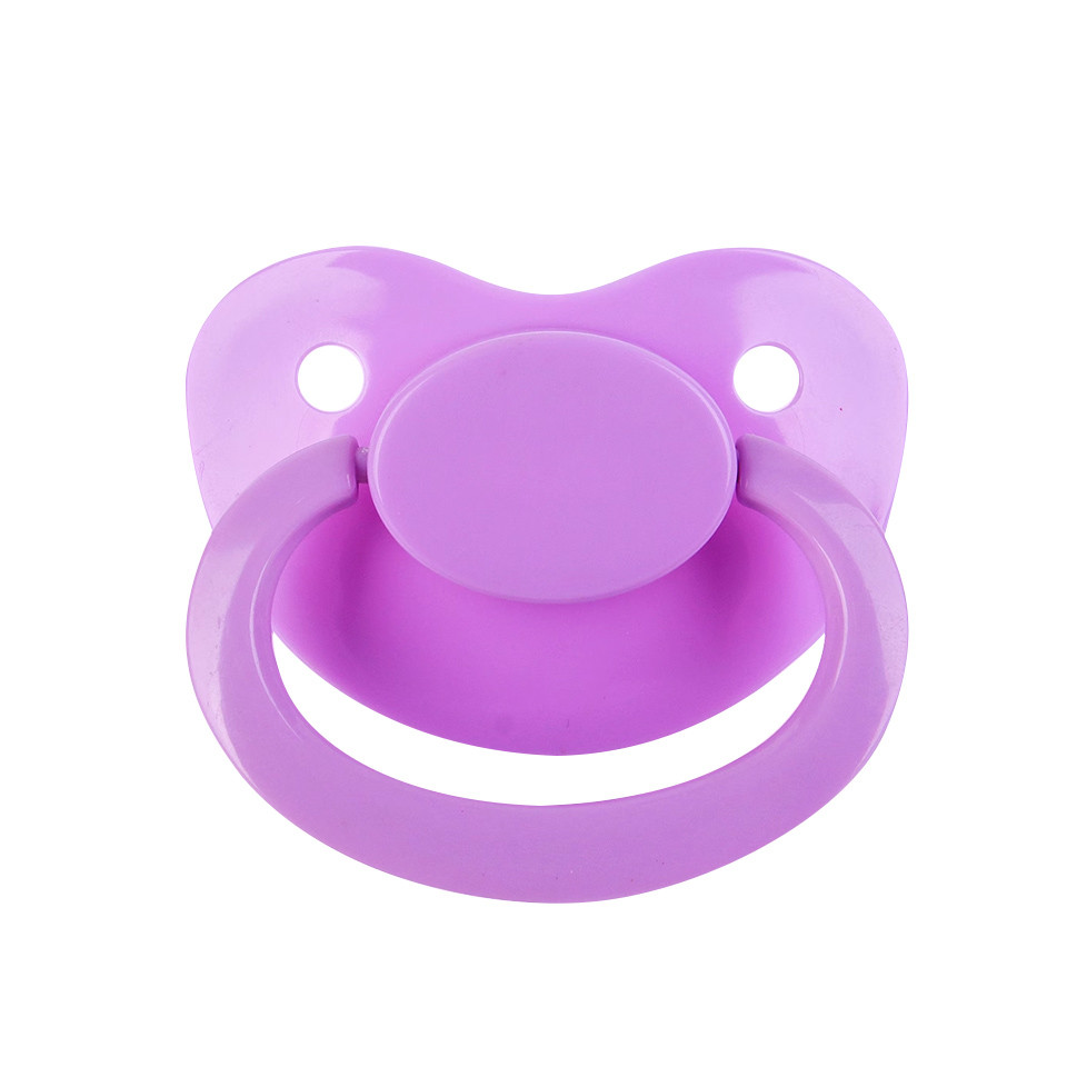 100% Handmake Cute Purple Unicorn Pattern Adult Baby Pacifier Silicone Adult size Pacifier abdl