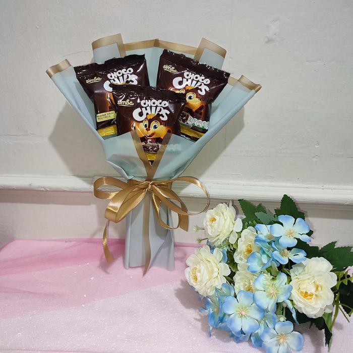Ready GIFT BUKET SNACK MINI SIMBA CHOCO CHIPS ISI 3 Food Makanan