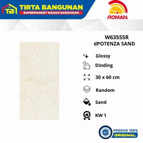 ROMAN KERAMIK 30 X 60 CM WALL TILE W63555R dPOTENZA SAND KERAMIK DINDING KW1 Sale 15%