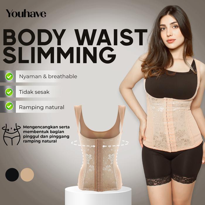 Sorella - Long Torso Korset Pelangsing Wanita Longtorso Long Bra 58026