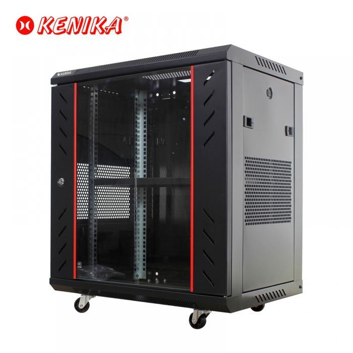 Kenika Wallmounted Rack Server 12U Close Wallmount Rak Kabinet Rm-12U 600*450*640Mm