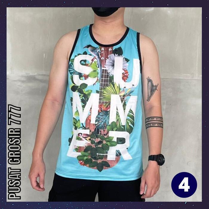 Kaos Pantai Pria nita / Baju Singlet Tanktop Hai Unise PSA 07