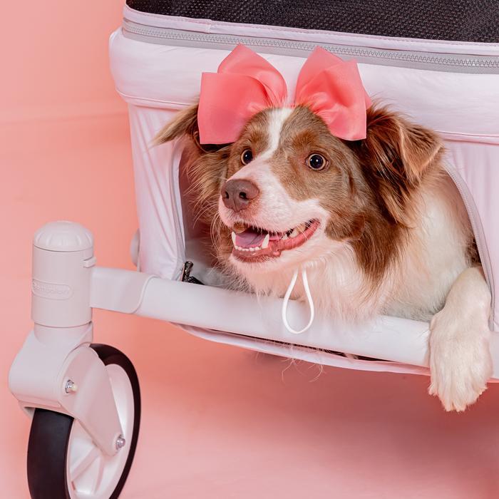 Pompolarr Pet Classic Wagon Stroller Anjing Kucing Stroller Anjing Besar Low Body Stroller Dog