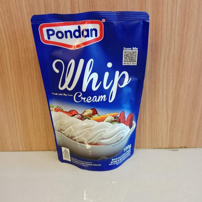 Pondan Whip Cream Pondan Whip Cream Pouch Whip Cream Bubuk 100gr