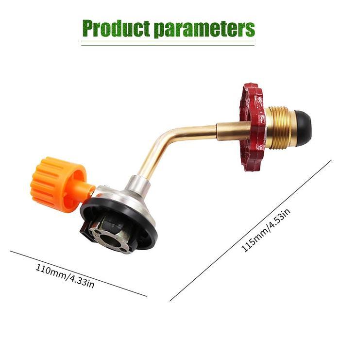 Adaptor Kaleng Gas Refill Alat Torch Refill Gas Isi Ulang Gas Kaleng Portable