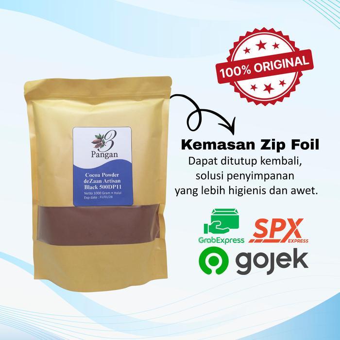TERLARIS COKLAT BUBUK DEZAAN ARTISAN BLACK 500DP11 COCOA POWDER UNTUK BISCUIT DOUGH ROTI & DESSERT