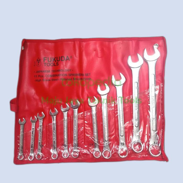 Ada Stok KUNCI RING PAS SET 11PCS 8-24 MM FUKUDA