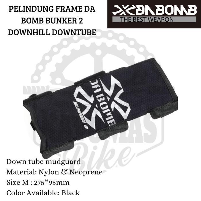 Pedalmaniaa- Pelindung Frame Da Bomb Bunker 2 Downhill Downtube Mudguard