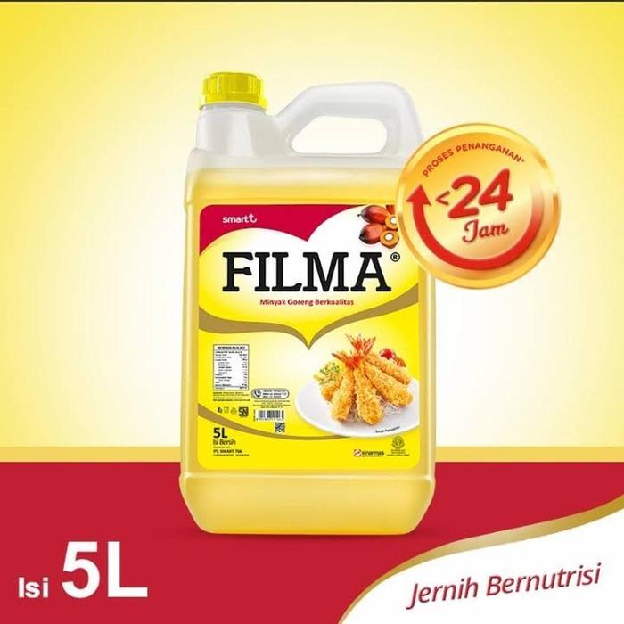 Ada Stok minyak goreng filma 5lt jerigen/ minyak filma jerigen 5 liter