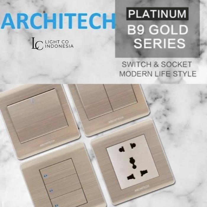 Saklar Architech Platinum Gold Series Terbaru