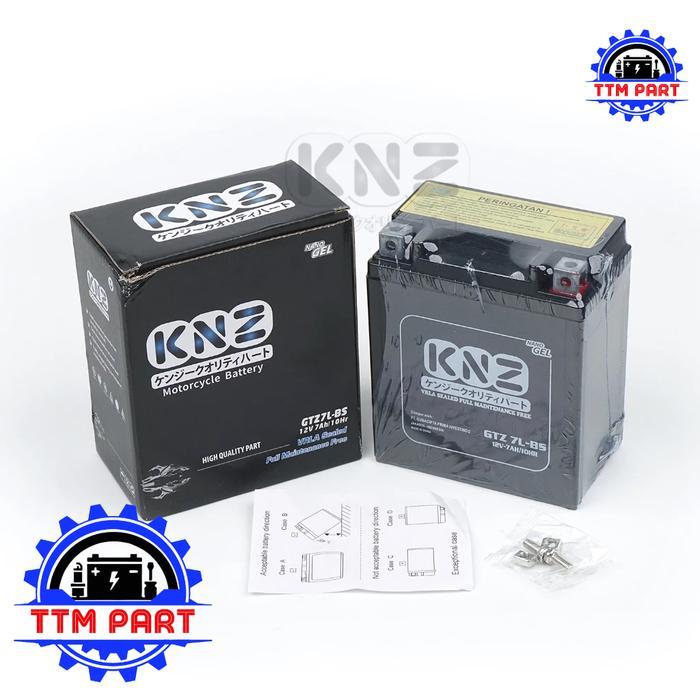 Accu Ktz 7L-Bs 7 Ah Knz Klx 150 / Klx 250 / Crf 250 / Cbr 250R / Mt 25 / R25 / Xmax 250
