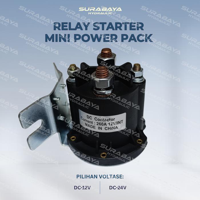 Relay Stater Untuk Mini Power Pack Dc12V Dc24V Relay Starter Mini Power Pack Dc12V Dc24V