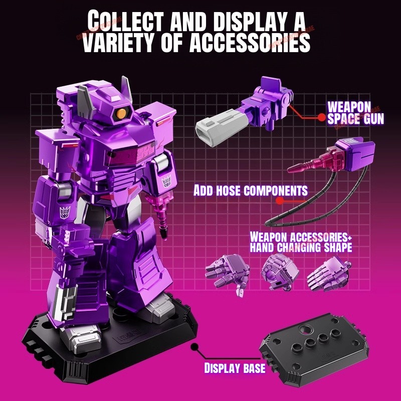 BLOKEES Transformers GALAXY VERSION 4th Building Blok Man Assembly Toy Shokve Nemesis Prime Tarn