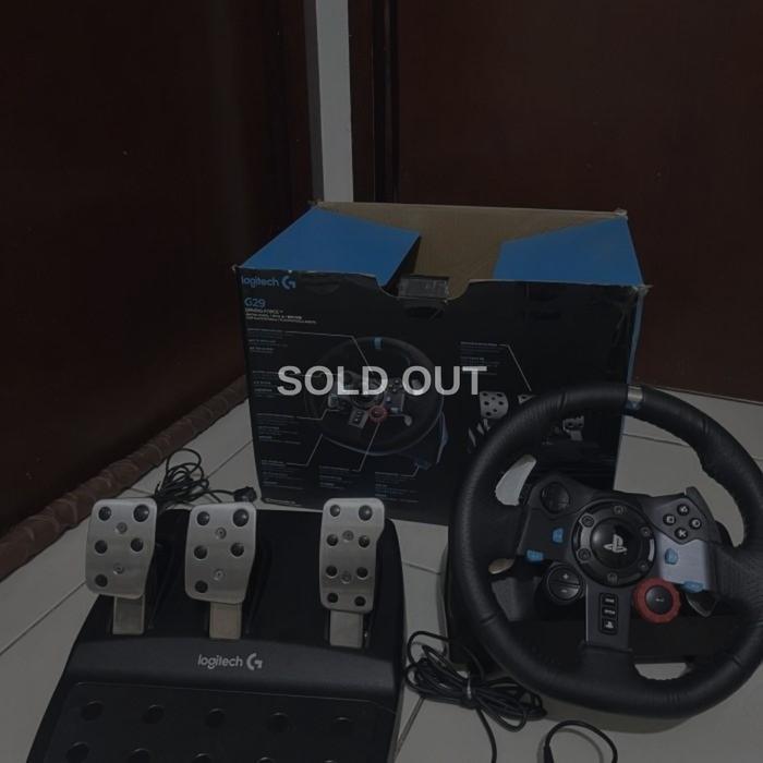 Logitech G29 Driving Force Steering Wheel + Pedal with Box Second - G29