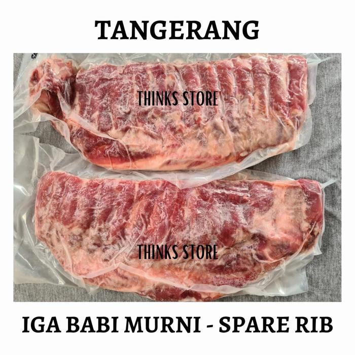 READY BALI PREMIUM PORK SPARE RIBS/IGA BABI / PORK RIBS UTUH 1 KG BBQ