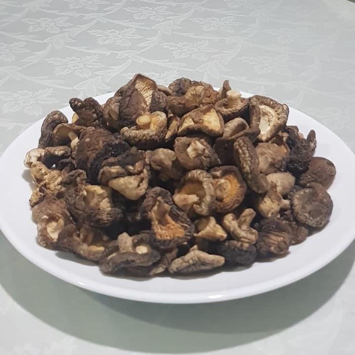 Diskon ( 1 Kg ) Jamur Shitake Kering 2~3 Cm / Hioko / Siang Ku Original