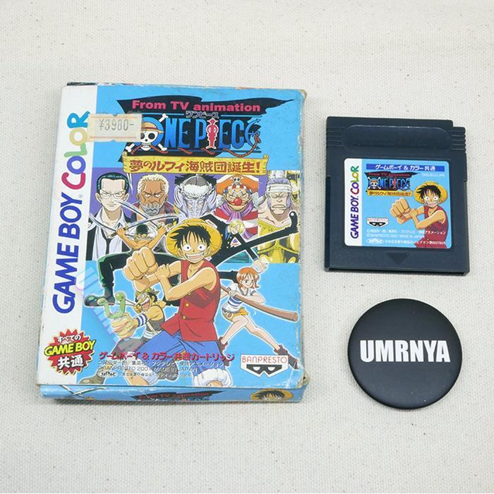 Kaset GameBoy Color From TV Animation One Piece Yume GBC GBA NINTENDO