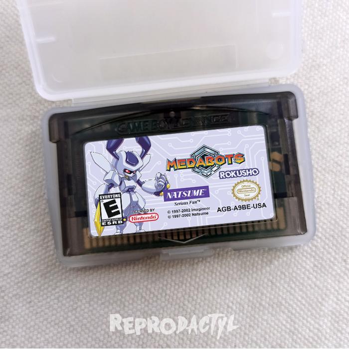 Kaset Nintendo Medabots Rokusho Version Medabot Gameboy GBA SP Advance Micro DS