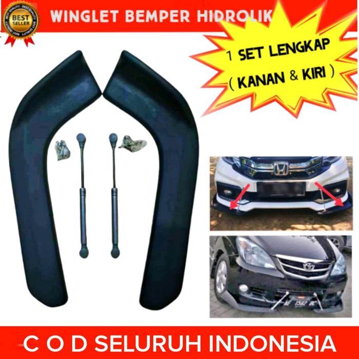 Promo Pelindung Bemper Depan Mobil Universal/Winglet Bemper Hidrolik Anti Pecah / Anti Baret / Anti