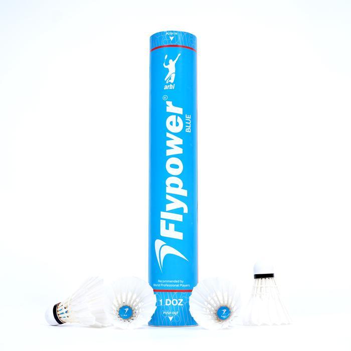 Promo Flypower Blue Shuttlecock Badminton Kok Bulutangkis Original