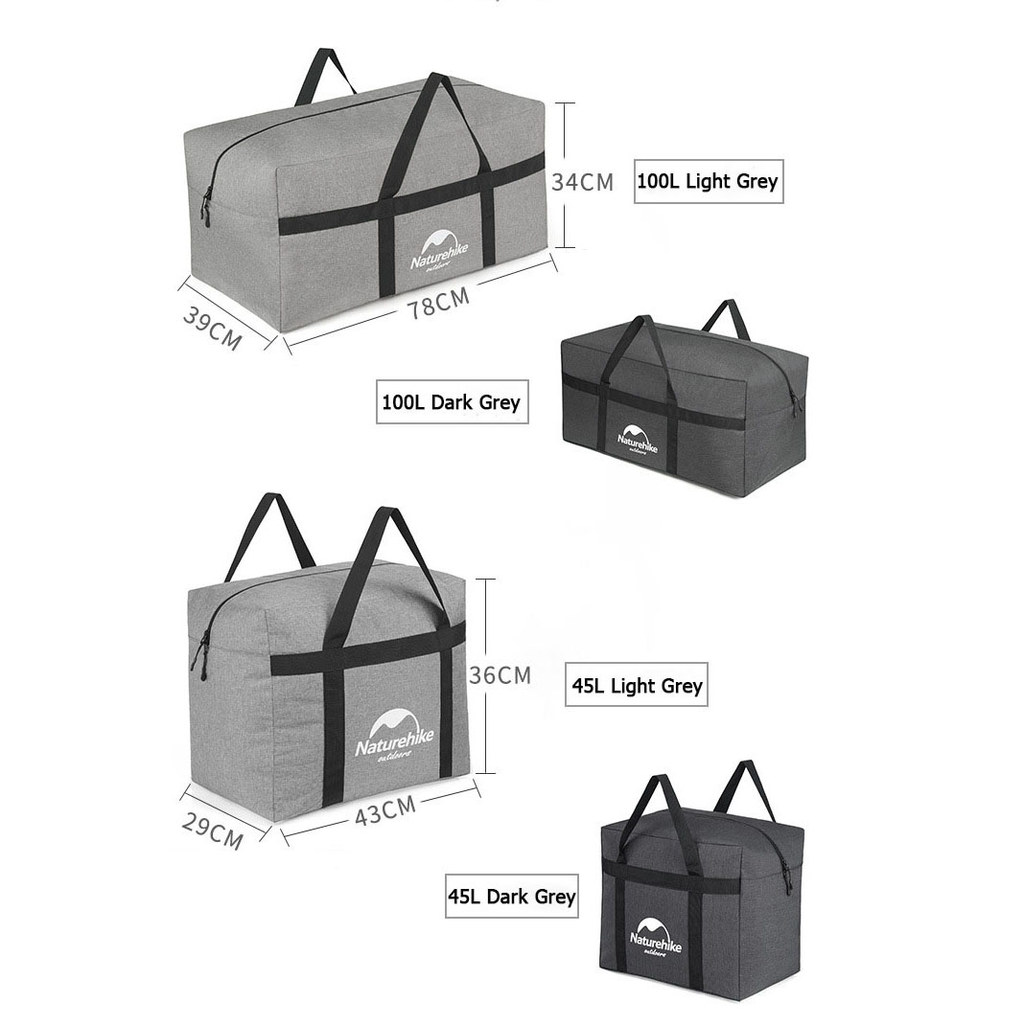 Naturehike Storage Bag Moving Tote Foldable Travel Large Outdoor Equipment Storage Bag Camping Piic