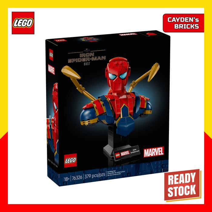LEGO SuperHeroes 76326 Iron Spider-Man Bust