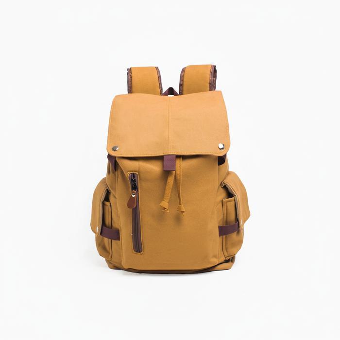 LANGFORD - Tas Sekolah Pria Wanita Ransel LF Kanvas