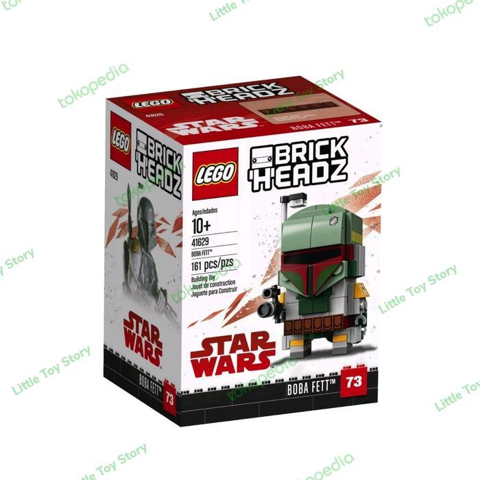 LEGO BRICKHEADZ STAR WARS 41629 BOBA FETT RETIRED SET RARE