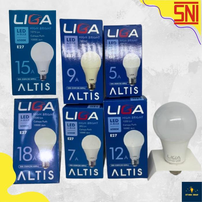 new Lampu Liga Altis 5w 7w 9w 12w 15w 18w Lampu Led Bulb LAMPU LED MURAH lampu led lampu led bola