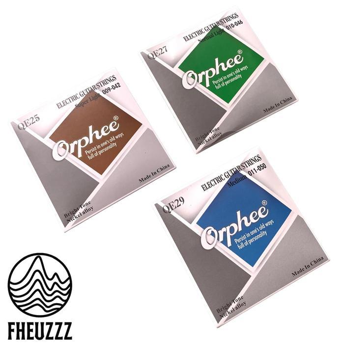 Senar Gitar Elektrik Electric Guitar Strings Orphee QE25 QE27 QE29 Original