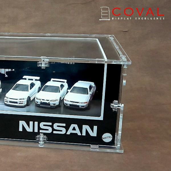 PROMO COVAL HBS-101S Display Acrylic untuk 1 Hotwheels Diorama Box Set Kecil