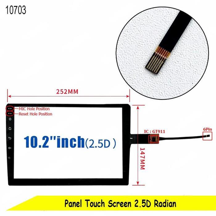 SALE Layar Touch Screen Mobil 10 Inch/ Touchscreen Android Kontrol Pusat Mobil READY