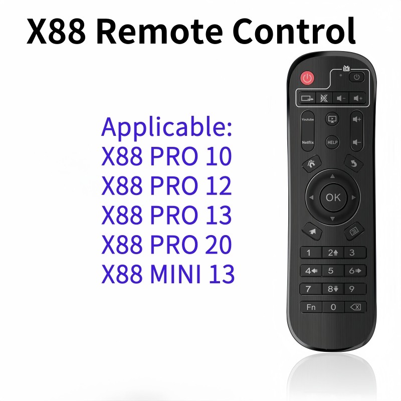 Infrared Remote Control For X88 Set-top Bo For X88 PRO 20 X88 PRO 10 X88 PRO 12 X88 PRO 13