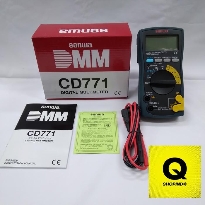 Limited Edition Sanwa Cd771 Cd 771 Cd-771 Multimeter Multitester Avometer Digital [Kode 1Kode 2Kode