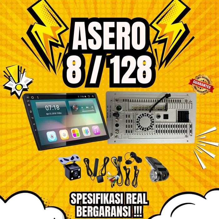 The Asero X ada kipas pendingin 8GB + 128GB IPS layar head unit mobil android 13 navigasi untuk toyo