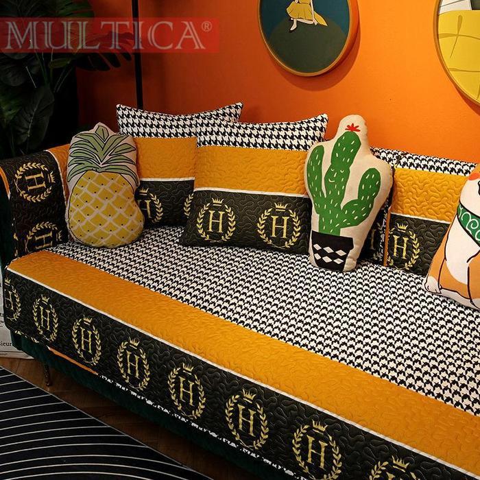 MULTICA Cover Sofa / Alas Sofa / Sarung sofa / Nara Serbet Taplak Sofa Tempat Duduk Kain Motif Kain