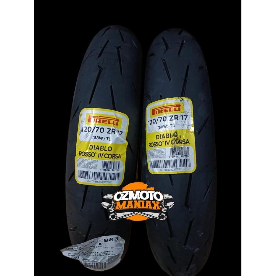 Ban Pirelli Diablo Rosso IV Corsa (Special 150th Pirelli) - 120/70-17