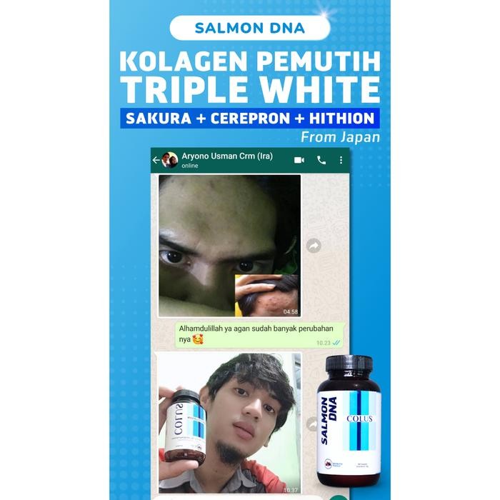 COLUS MEN SALMON DNA PEMUTIH BADAN PRIA PEMUTIH KULIT PRIA