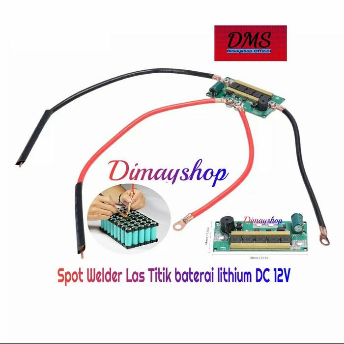 SPOT WELDER LAS TITIK BATERAI LITHIUM DC 12V GREEN
