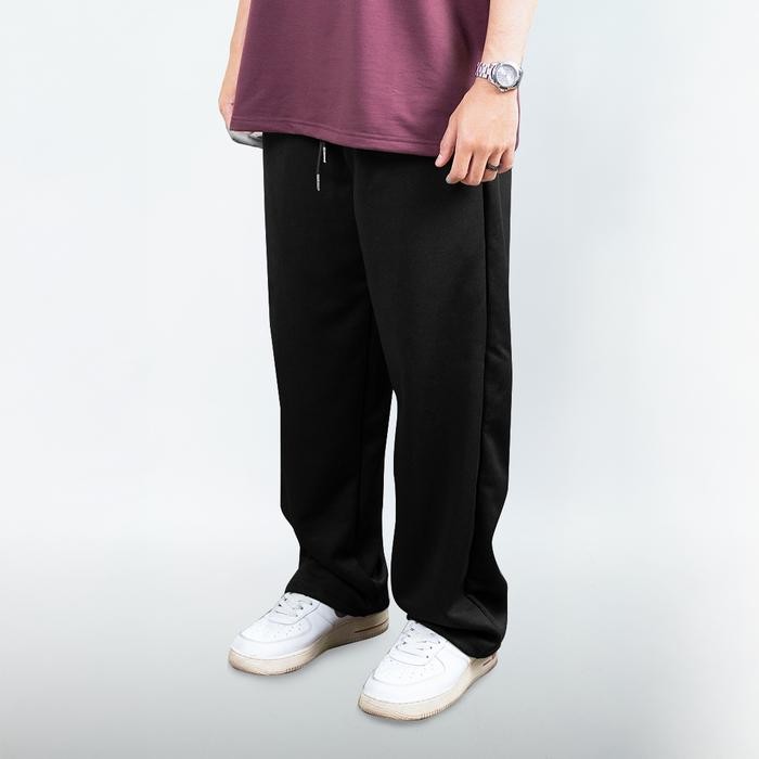 kwf6 Ryusei Celana Baggy Pria Nakano Black