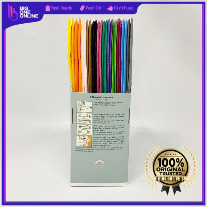 New Masker Evo PLUSMED Orinal, Surgical Mask Evo, Masker Earloop Evo