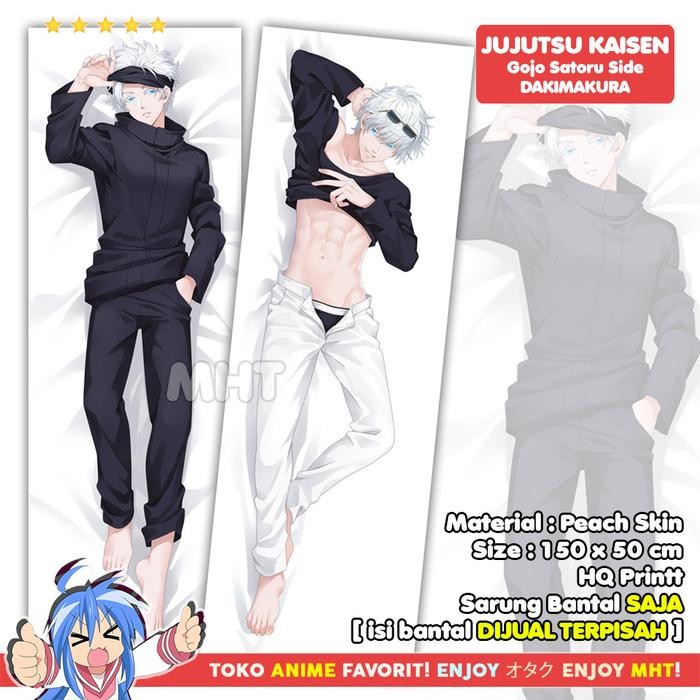 SALE Sarung Bantal Anime Dakimakura Jujutsu Kaisen : Gojo Satoru Side