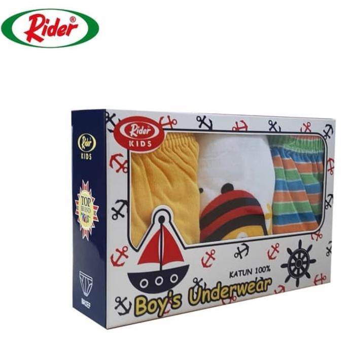 Celana dalam anak laki-laki RIDER KIDS R309BB isi 3pcs