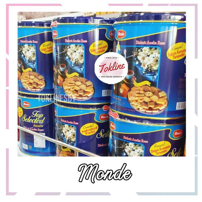 [ 1 Paket isi 6 Kaleng ] Monde Top Selected Biscuits 450 gr