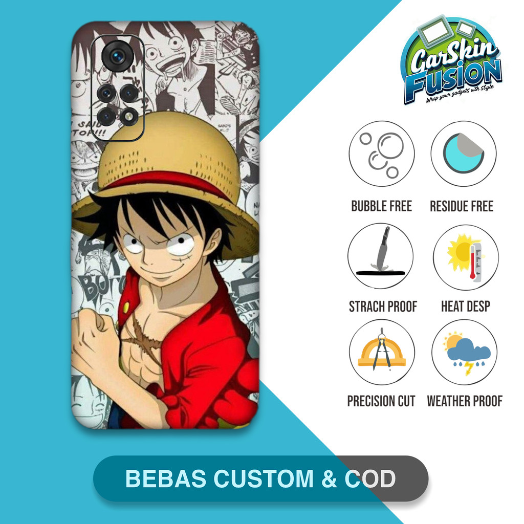Garskin Skin Redmi Note 11 one piece Anti-Scratch Protector Case | by Fusion Kode - JVk