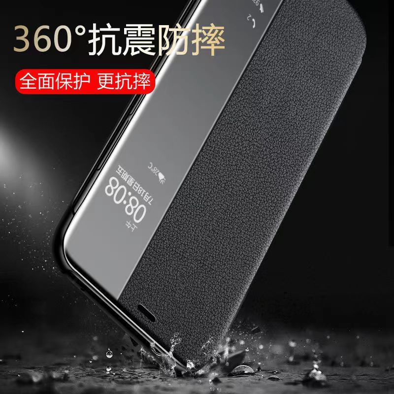 Original For  Mate10 Pro Mate10 Smart View Flip Case Auto Sleep Wake Up Phone Carrying Bag Scratch R