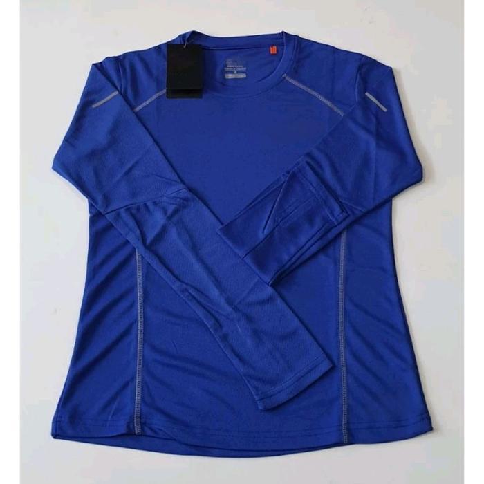 j4xk- Enka Mens - Kaos Olahraga Pria Lengan Panjang Baju Senam Cowok Gym Fitness Lari Sport