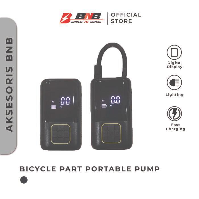 Ready BNB ( Bike N Bike ) - Pompa Angin Elektrik Mengisi Udara Ban Mobil, Motor, Sepeda dan Bola