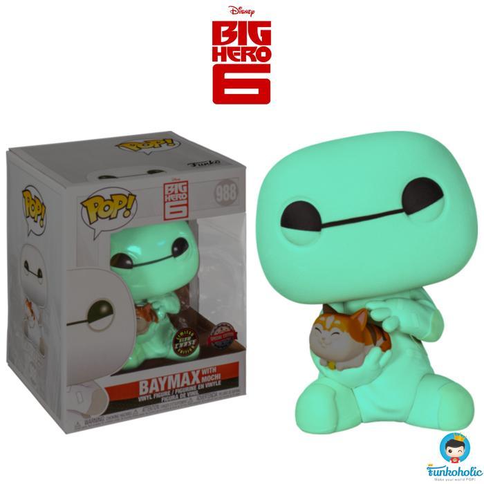 Funko Pop Disney Big Hero 6 Baymax With Mochi Glow In The Dark Chase